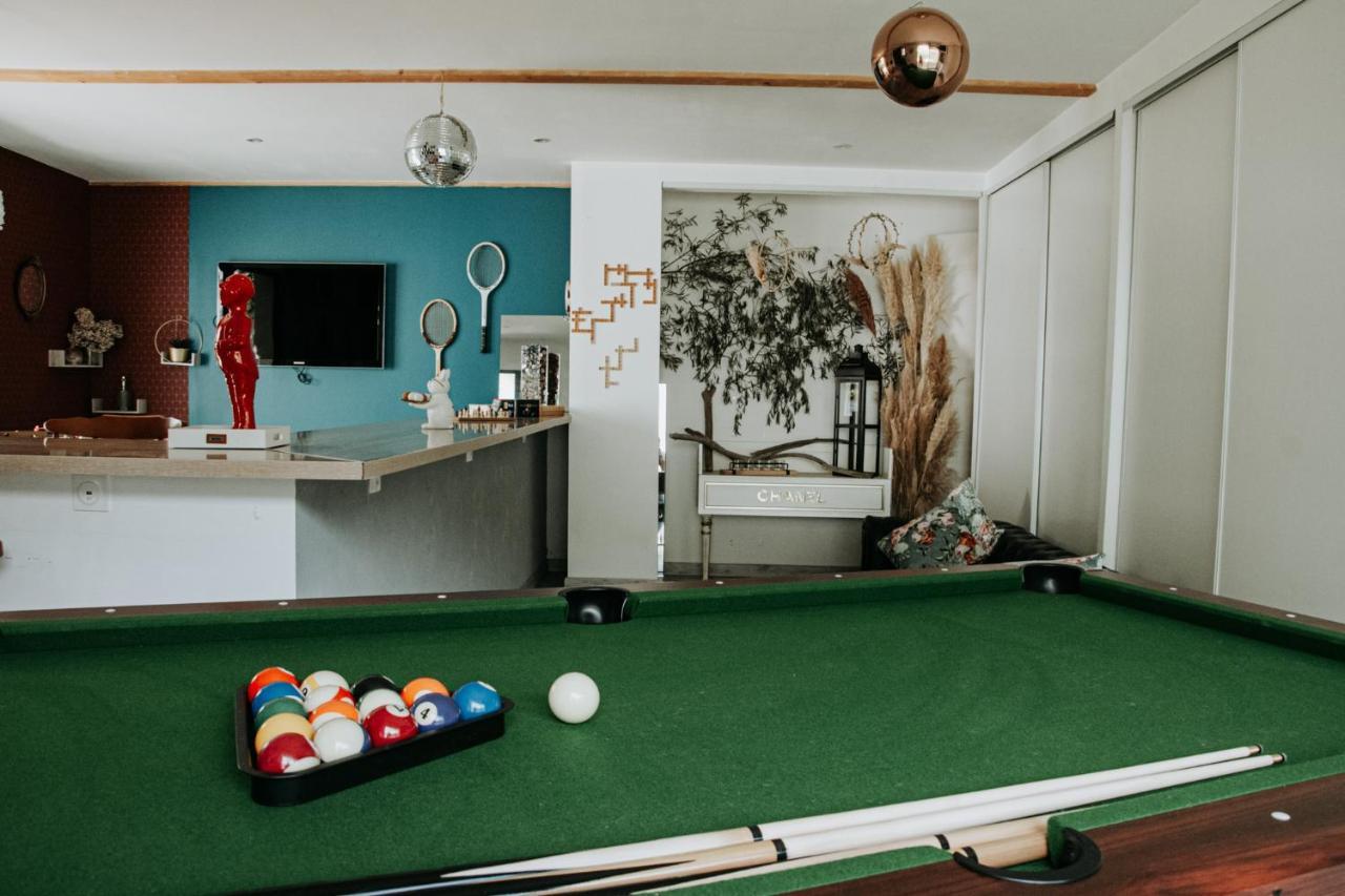 La Villa O Bois - Billard & Baby-Foot - Face A La Foret Séméac Exteriör bild